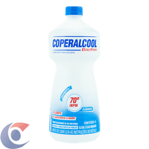 Álcool Coperalcool Bacfree 70% 1l