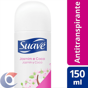 Desodorante Antitranspirante Suave Jasmin E Coco 150ml