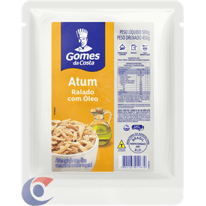 Atum Ralado Em Óleo Gomes Da Costa Pouch 450g