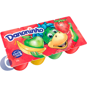 Danoninho Petit Suisse Morango, Banana E Maçã-Verde 320g 8 Un