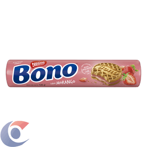 Biscoito Bono Recheado Morango 126g