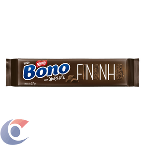 Biscoito Recheado Bono Fininho Chocolate 57g