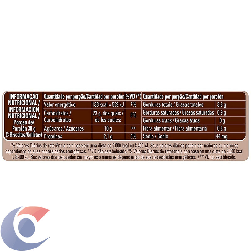 BISC-RECH-BONO-126G-CHOCOLATE