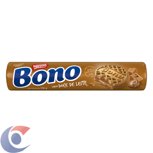 Biscoito Bono Recheado Doce De Leite 126g