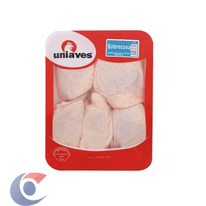 Sobrecoxa De Frango Uniaves Bandeja 1kg