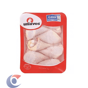Coxa De Frango Congelada Uniaves Bandeja 1kg