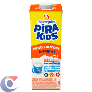 Leite Integral Piracanjuba Pirakids Zero Lactose 1l