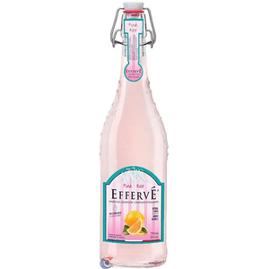 Agua Mineral Francesa Aromatizante Efferve Pink Com Gás 750ml