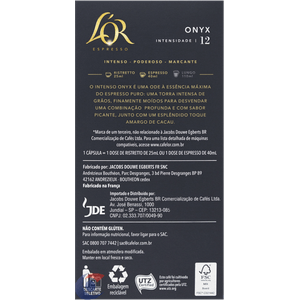 Café Em Cápsulas Lor Espresso Onyx 52g