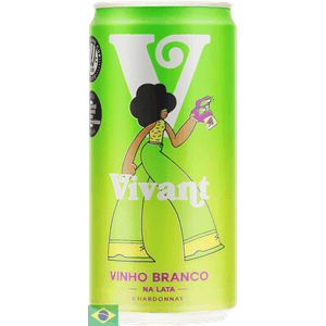 Vinho Nacional Branco Vivant Lata 269ml