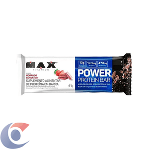 Barra De Proteína Max Titanium Power Morango Sensation 41g