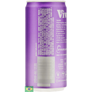 Vinho Nacional Tinto Vivante Seco Lata 269ml