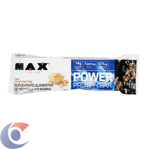 Barra De Proteína Max Titanium Power Peanut Butter 41g