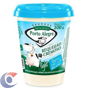 Requeijão Porto Alegre Light 200g
