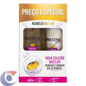 Shampoo Pantene Micelar 400ml + Condicionador 175ml