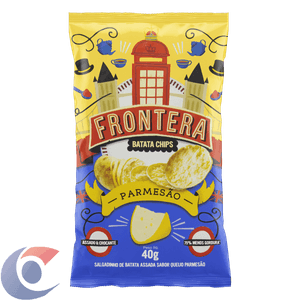 Batata Chips Parmesão Frontera Pacote 40g