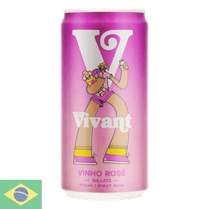 Vinho Nacional Rose Vivant Lata 269ml