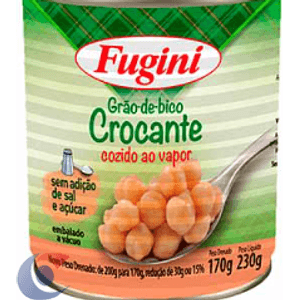 Grão De Bico Fugini Crocante Vapor Lata 170g