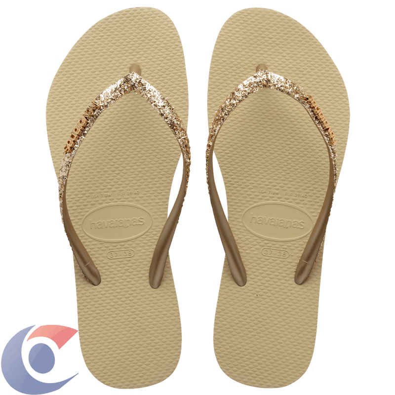 SAND-HAVAIANAS-SLIM-GLITTER-35-36-AREIA
