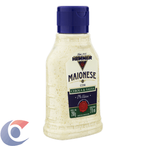Maionese Com Cebola E Salsa Hemmer Squeeze 290g