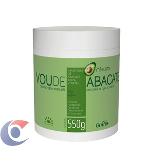 Máscara Griffus Vou De Abacate 550g