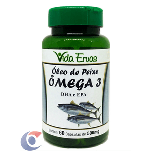 Óleo De Peixe Ômega 3 Vila Ervas 60 Cápsulas