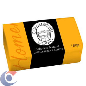 Sabonete Em Barra Giorno Bagno Uomo Amarelo 180g