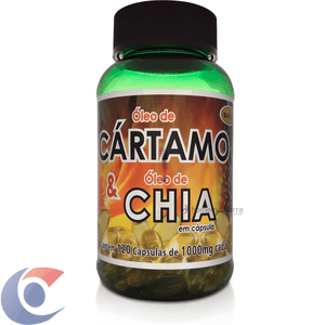 Óleo Cártamo Vila Ervas Com Vitamina E 60 Cápsulas