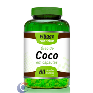 Óleo De Coco Vila Ervas 60 Cápsulas