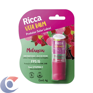 Protetor Labial Ricca Melancia Fps15