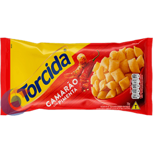 Salgadinho De Trigo Camarão Com Pimenta Torcida 70g