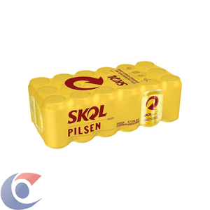 Cerveja Skol Pilsen Lata 350ml Pack C/18