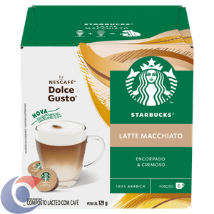 Café Starbucks Latte Macchiato By Nescafé Dolce Gusto 12 Cápsulas