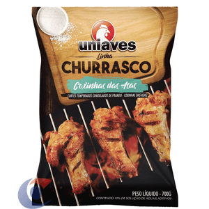 Coxinha Da Asa De Frango Uniaves Temperado Para Churrasco 700g