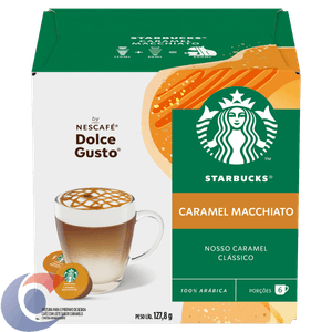 Café Em Cápsula Starbucks Caramel Macchiato By Nescafé Dolce Gusto - 12 Cápsulas
