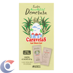 Açucar Demerara Caravelas 200g