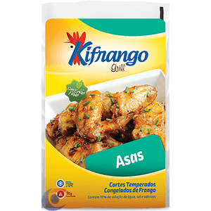 Coxinha Asa Frango Congelado Kifrango Temperado 1kg