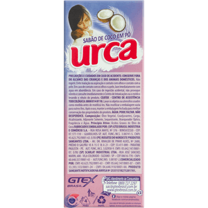 Sabão Em Pó Urca Coco 500g