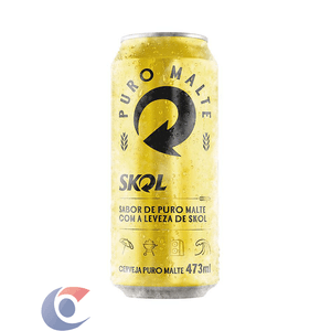 Cerveja Skol Puro Malte Lata 473ml