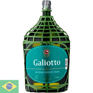 Vinho Nacional Branco Galiotto Niágara Seco 4,6l