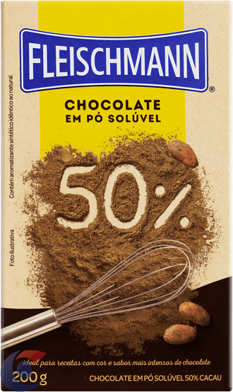 CHOC-PO-FLEISCHMANN-200G-50-CACAU
