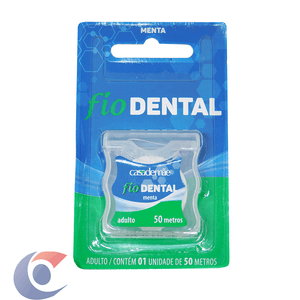 Fio Dental Casa De Mãe Blister Mente 50mt