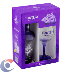 Kit Gin Torquay 750ml + 1 Taça