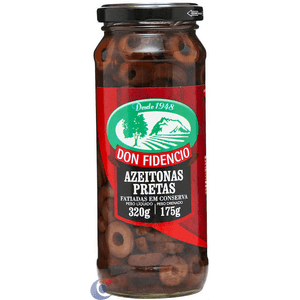 Azeitona Preta Fatiada Don Fidencio 175g