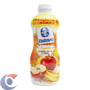 Iogurte Batavo Banana, Maça E Cereal 1150g
