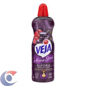 Limpador Perfumado Veja Aroma Sense Euforia 1l
