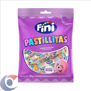 Bala Fini Pastillitas Frutas 90g