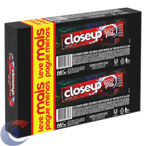 Creme Dental Close Up Red Hot 90g 3 Un Leve Mais E Pague Menos