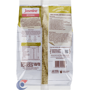 Arroz Integral Jasmine Agulhinha 1kg