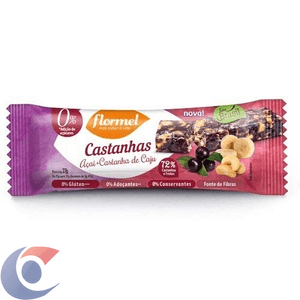 Ceral Em Barra Flormel Açaí + Castanha De Caju 27g